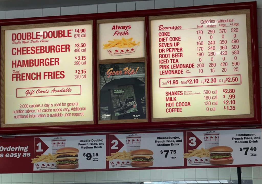 New In-N-Out Ridgefield Washington/in and out/fast food/best fast food/secret menu/in and out menu/Hallstromhome